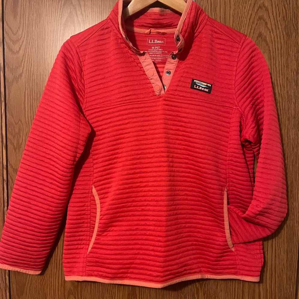 LL Bean snap pull over